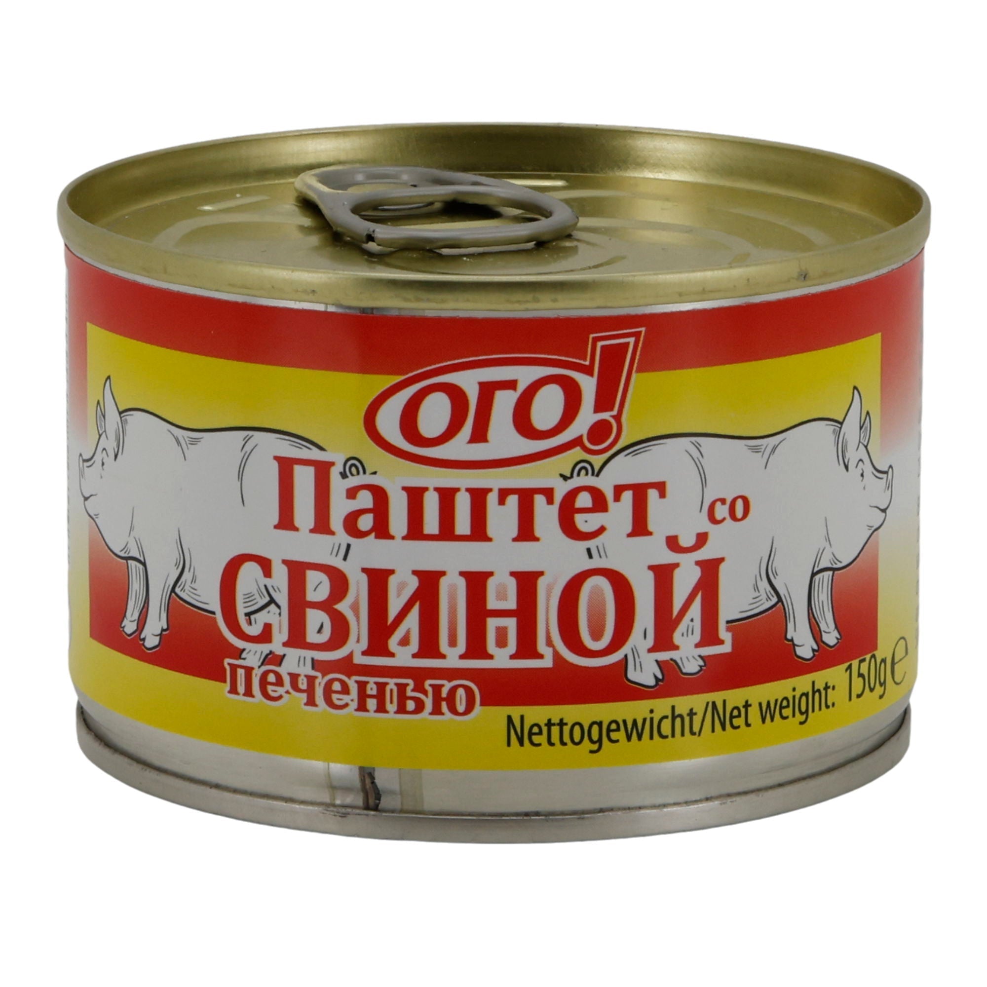 Brotaufstrich OGO! | Mit Schweineleber | Sterilisiert | 150 g OGO!